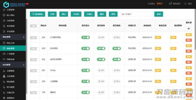 Thinkphp内核仿918国际导航简洁模板网址导航源码插图(3) Thinkphp内核仿918国际导航简洁模板网址导航源码插图(3)